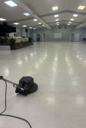 Before & After Floor Stripping and Waxing in Winston Salem, NC (1)
