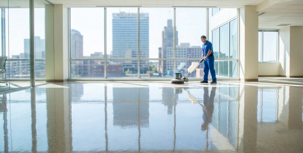 Commercial Floor Shine: Why It Fades and How Professional Maintenance Actually Works
