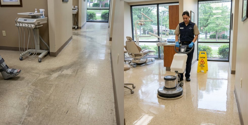 Why Dental Office Floors Lose Their Shine Faster Than Most Commercial Buildings